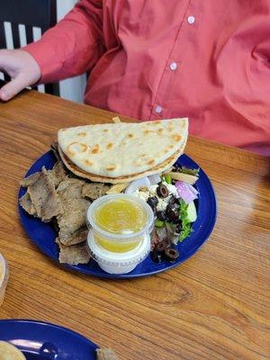 Gyro platter.