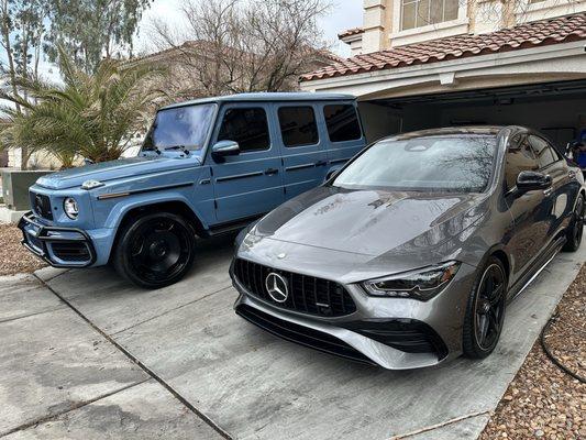 Benz babies squeaky clean