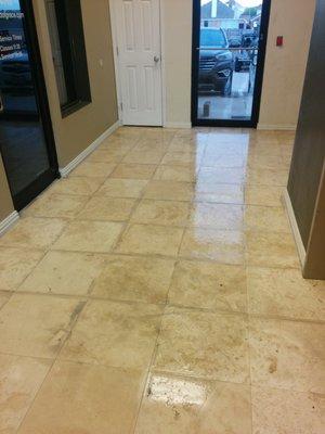 Polished Travertine