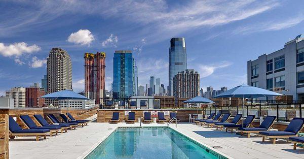 Haddad installed and completed the full plumbing system including the exquisite rooftop pool for the Lenox in Jersey City.