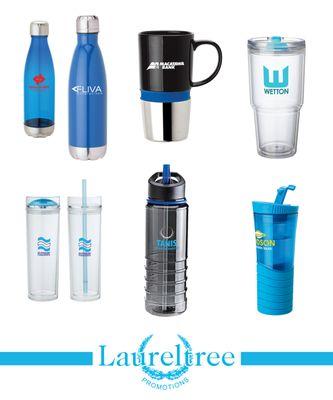 We can print your logo on any of our popular drinkware items. From stainless steel vacuum bottles to hot/cold tumblers, we have it all!