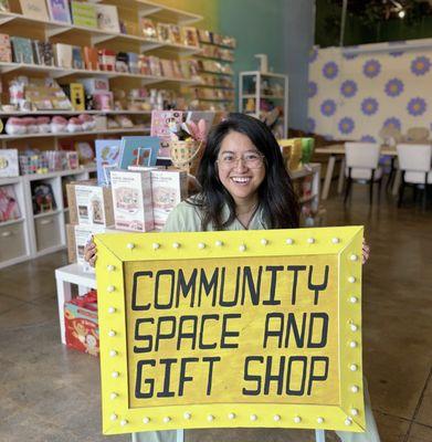 Be Nice Have Fun, in Highland Park is a community space and gift shop.