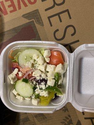 Greek side salad