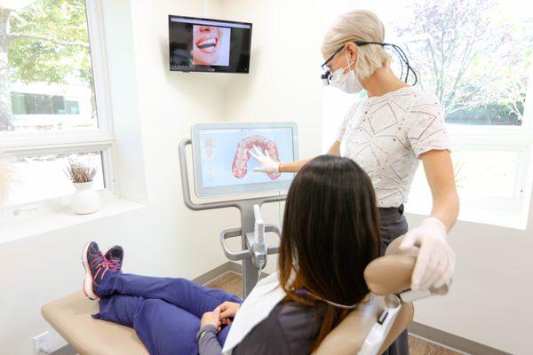 We use technology to accurately diagnose and help explain your dental health to you.