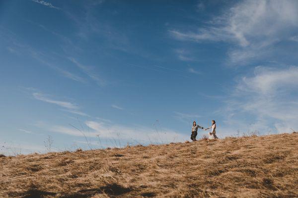 Couple, adventure wedding, mountain wedding, Asheville