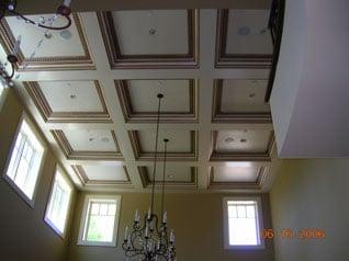 beautiful 5 step foyer ceiling