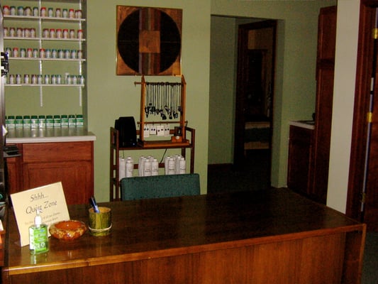 Office reception area