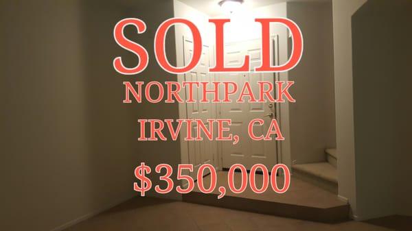 Sold in Irvine, California