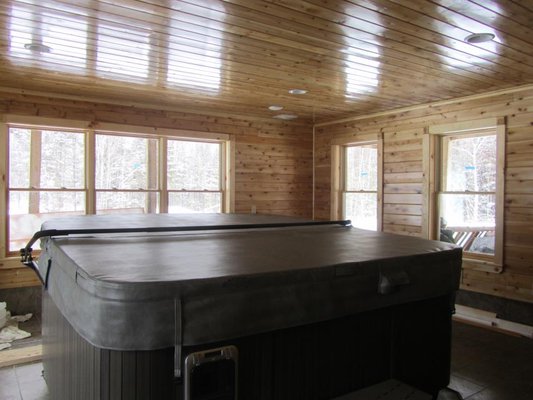 Remodel of jacuzzi room