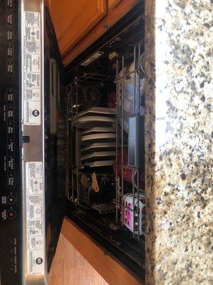 Dishwasher control panel and electrical breaker issue