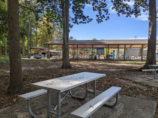 Picnic tables