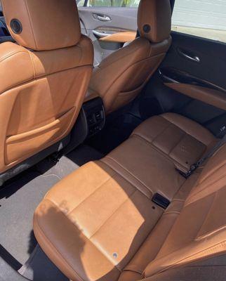 Interior detail of a Cadillac xt4