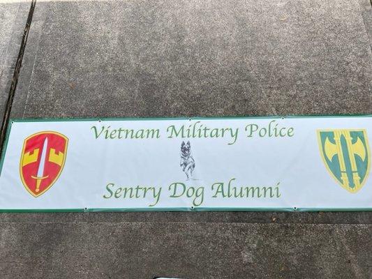 Our Parade Banner.