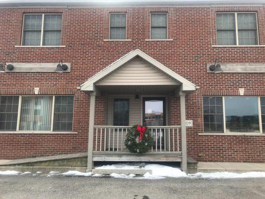 The front entrance facing Cottage Grove Road