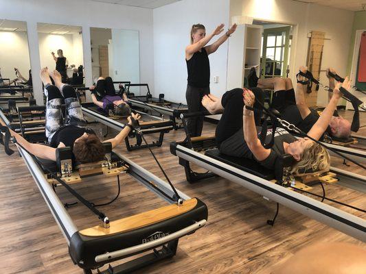 Another amazing Reformer class with beautiful clients