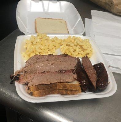 Sliced Beef Plate with double Mac-n-cheese