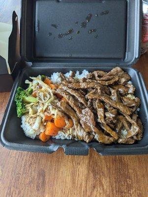 Steak teriyaki