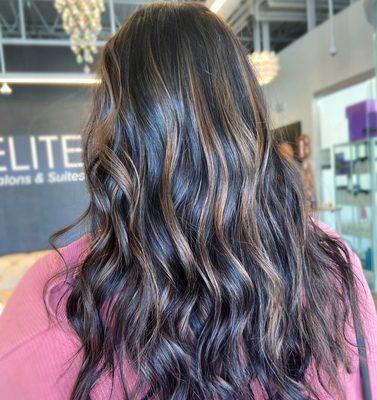 Warm balayage