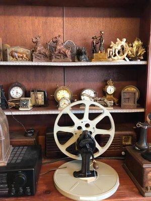 bookends, clocks and reel re-winder