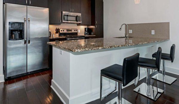 Designer cabinets, quartz countertops and stainless steel finishes!