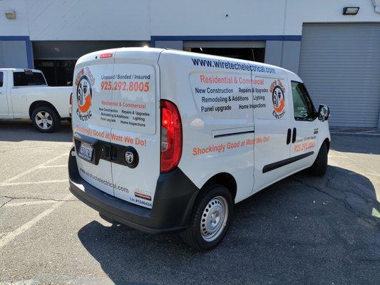 Die cut vinyl Vehicle Graphics