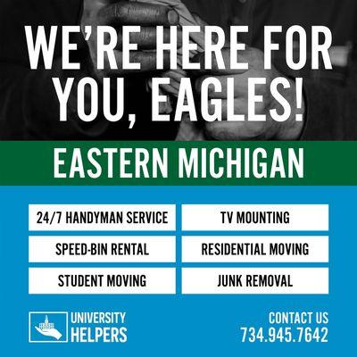 University Helpers is now available to service all students and residents.