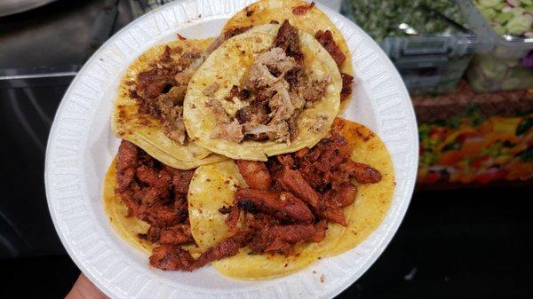 Pastor tacos was yummy