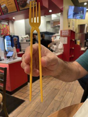 Cheater chopsticks/ fork combo