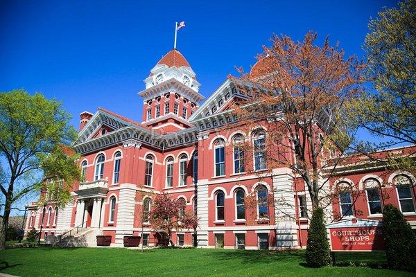 The old Crown Point Courthouse