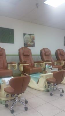 New pedi chairs. Good update