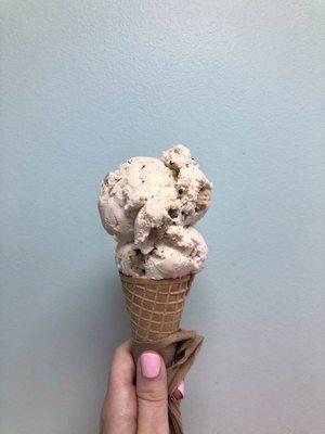 Cookie Dough Hard Ice Cream Cone