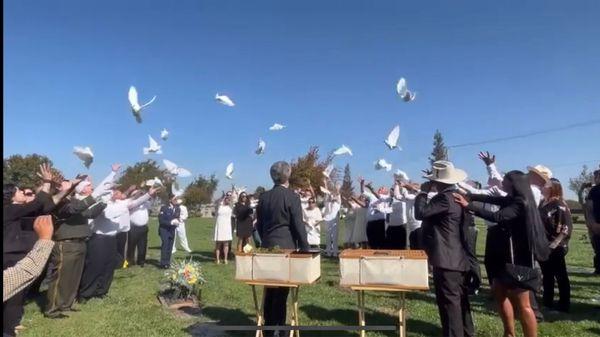 Wings of Love Ceremonial Dove Release