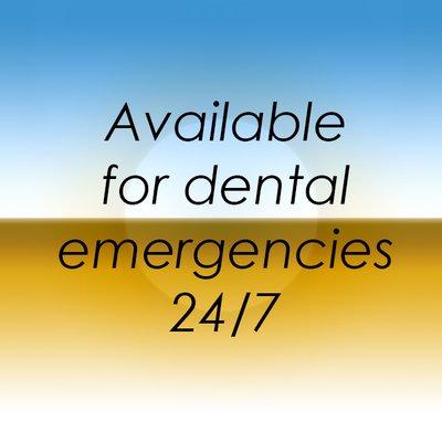 Dental emergencies welcome