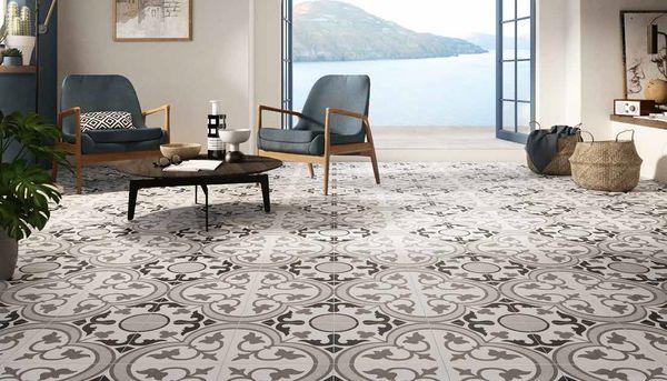 Porcelain tile adds beauty to any space! Available at Cactus Stone& Tile.