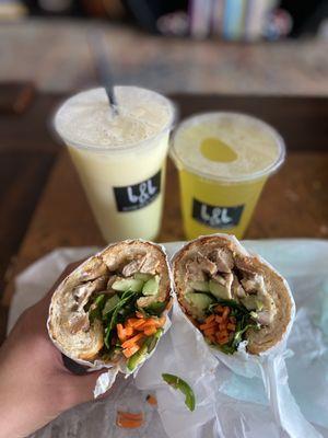 b&b Dream Punch | b&b Punch | Five-Spiced Chicken Banh Mi