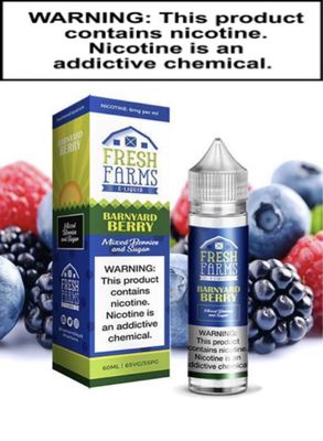 Fresh Farm Eliquid- drop by to try this line.