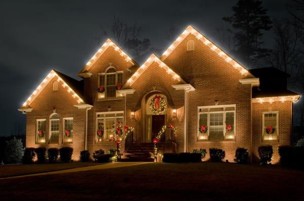 Holiday Lighting Design and Installation. Stored and reinstalled for you.