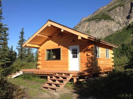 All cabins have a modern kitchen.