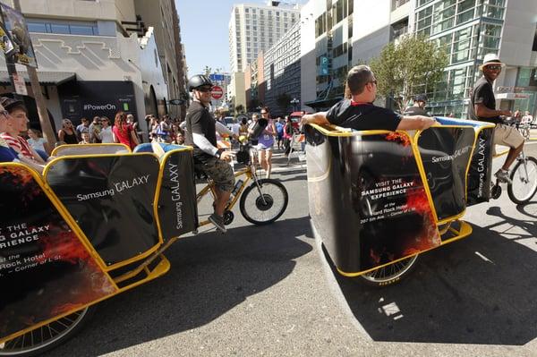 San Diego Comic Con Pedicab