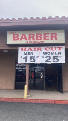 Bay's Barber & Hair salon 