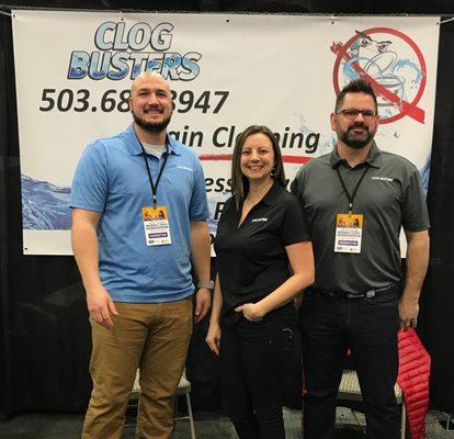 Tricia, Chase & John worked at the 2017 Portland Women's Expo