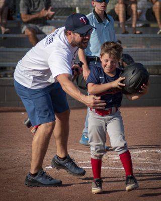 Home run smile