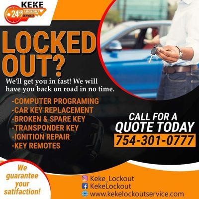 Keke Lockout Service