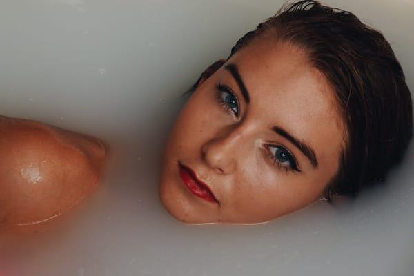 Crazy milk bath inspired photoshoot