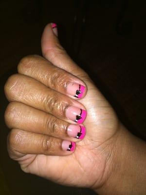 Bow gel mani