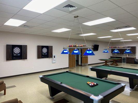 Our game room is open for members during regular business hours.