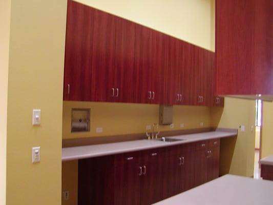 Nurses Stations are one of many professional building cabinet applications offered by the company