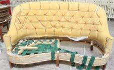 This once destroyed couch can be revitalized to a brand new piece of furniture