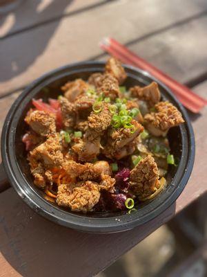 Fried chicken Bop Bowl