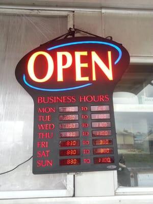 Their hours